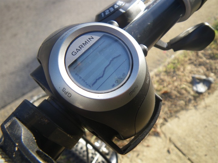 Garmin 405 HR Graph Garmin 405 HR Graph