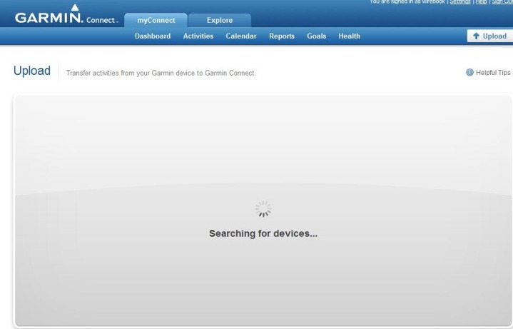 Garmin Connect Searching Garmin Connect Searching