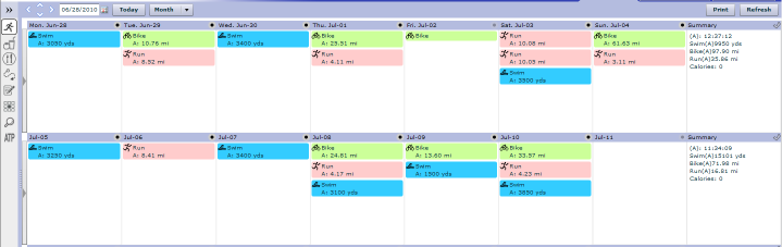 Training Peaks Calendar Training Peaks Calendar