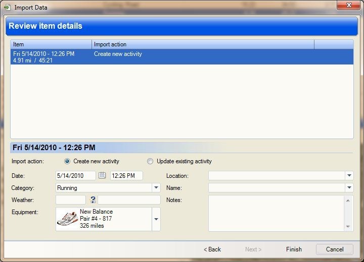 Sport Tracks 3.0 Import Files Sport Tracks 3.0 Import Files