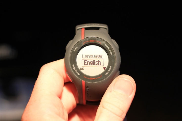 Garmin Forerunner 110 First Startup Garmin Forerunner 110 First Startup