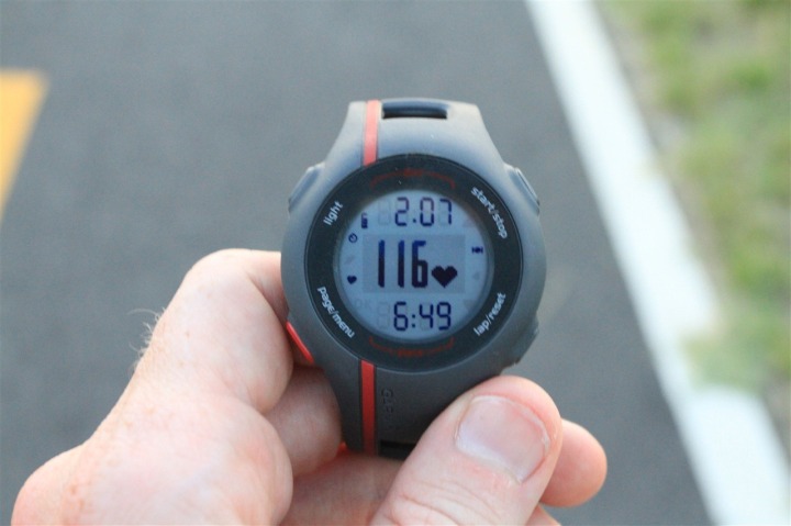 FR110 Heart Rate Display FR110 Heart Rate Display
