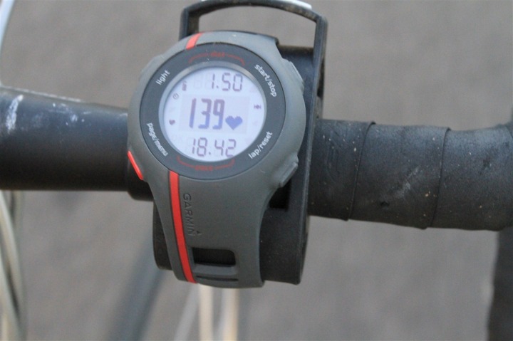 FR110 while cycling FR110 while cycling