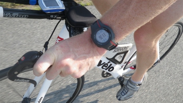Garmin FR110 while cycling Garmin FR110 while cycling