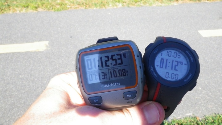 Garmin FR110 and 310XT Run Comparison Garmin FR110 and 310XT Run Comparison