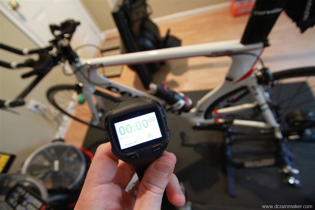 garmin indoor cycling distance