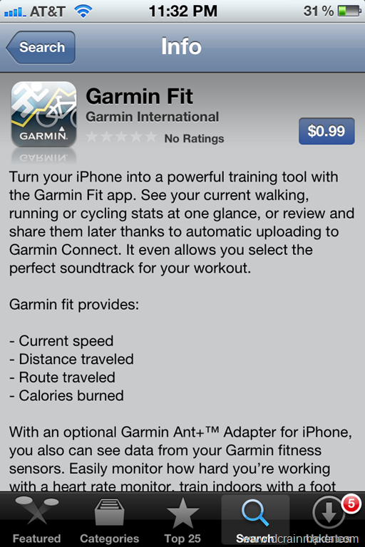 Garmin iPhone ANT+ Adapter and Garmin Fit app Review DC Rainmaker