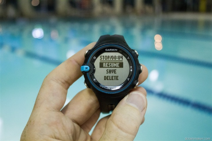 best garmin watch for open water swimming