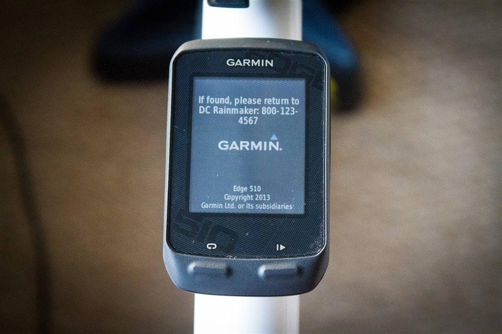 Tip of the day: How to display your name and phone number on your Garmin Edge | DC Rainmaker