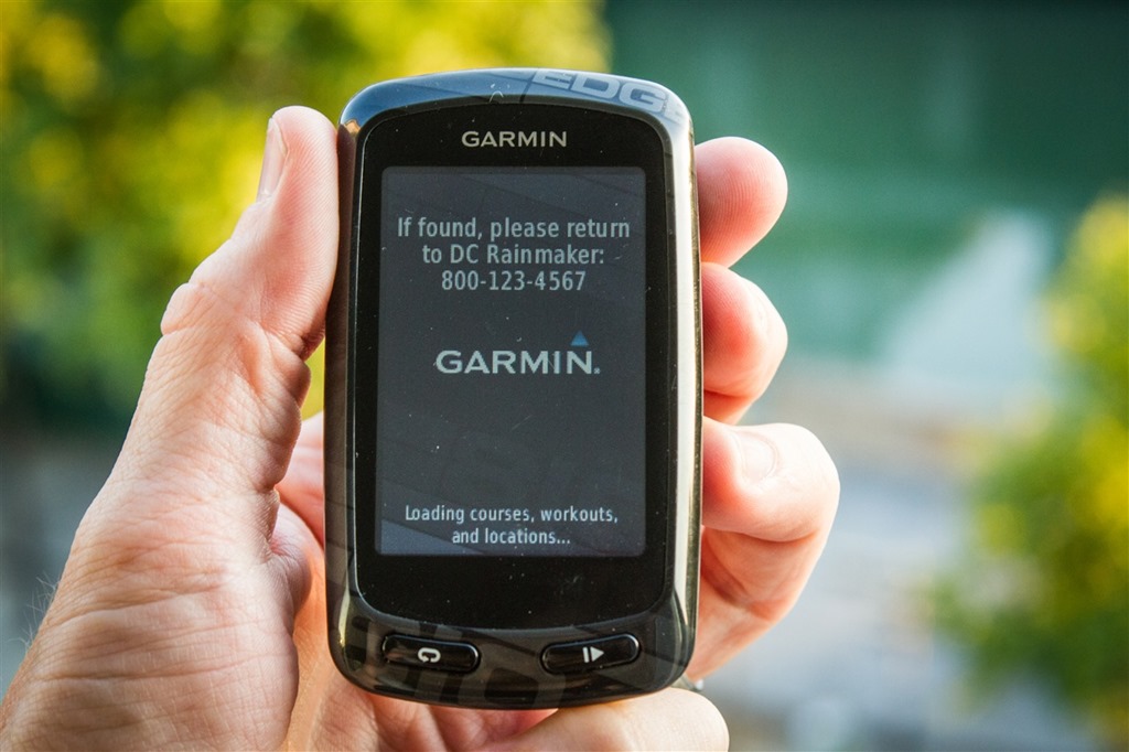 Tip of the day: How to display your name and phone number on your Garmin Edge | DC Rainmaker
