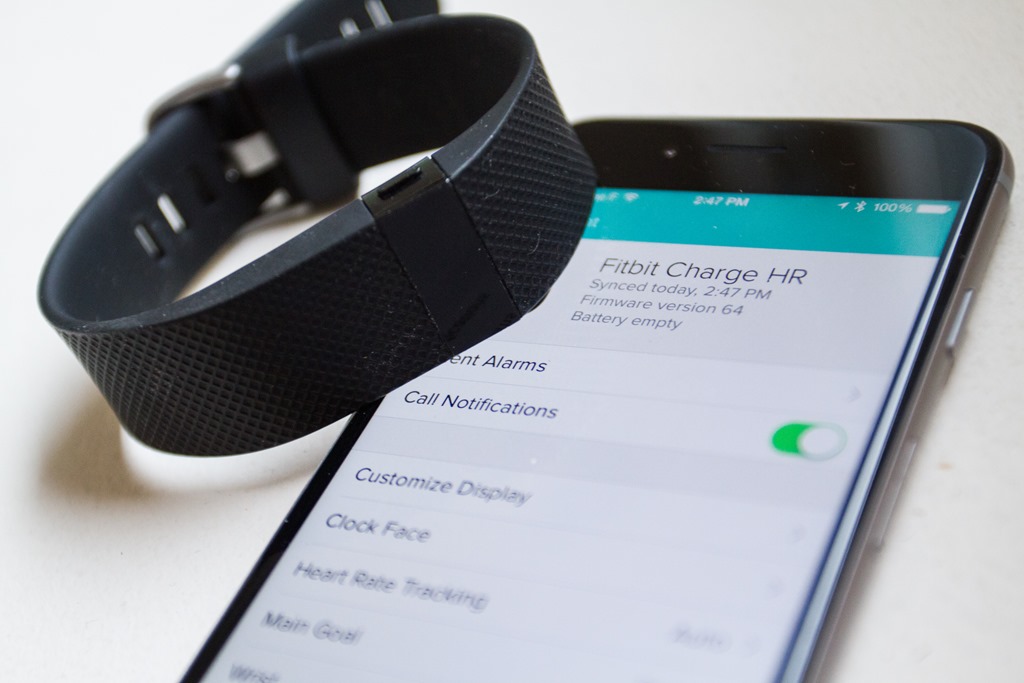 fitbit with call notification