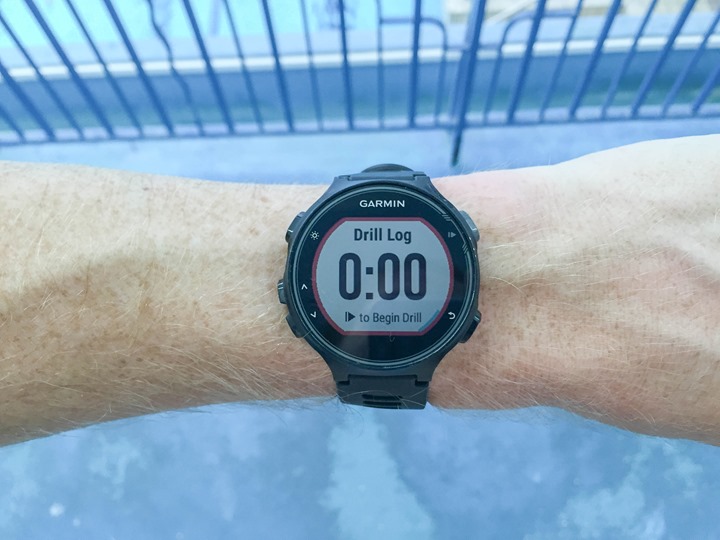 Garmin-FR735XT-DRill-Mode