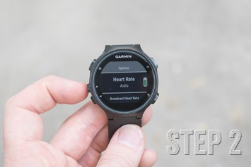 Garmin-FR735XT-HR-Rebroadcasting-MainPage