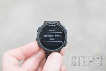 Garmin-FR735XT-HR-Rebroadcasting-Start