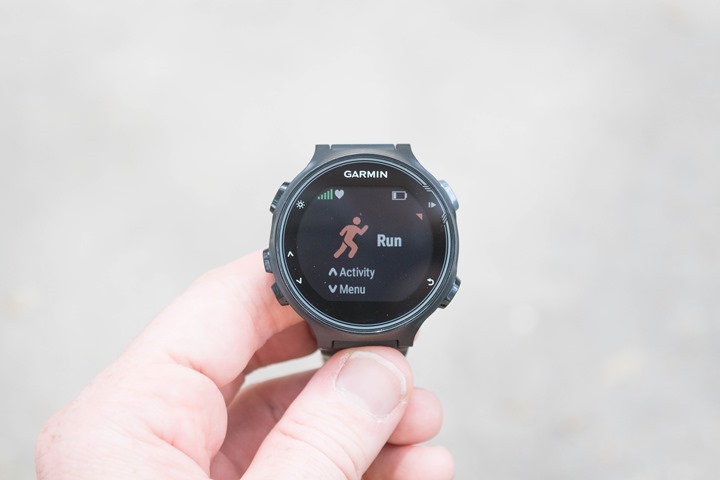 Garmin-FR735XT-Running-Start