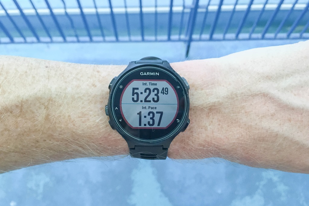 garmin 735xt walking activity