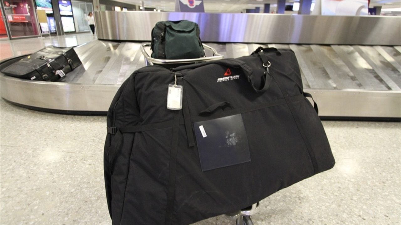 cardboard bike box for air travel