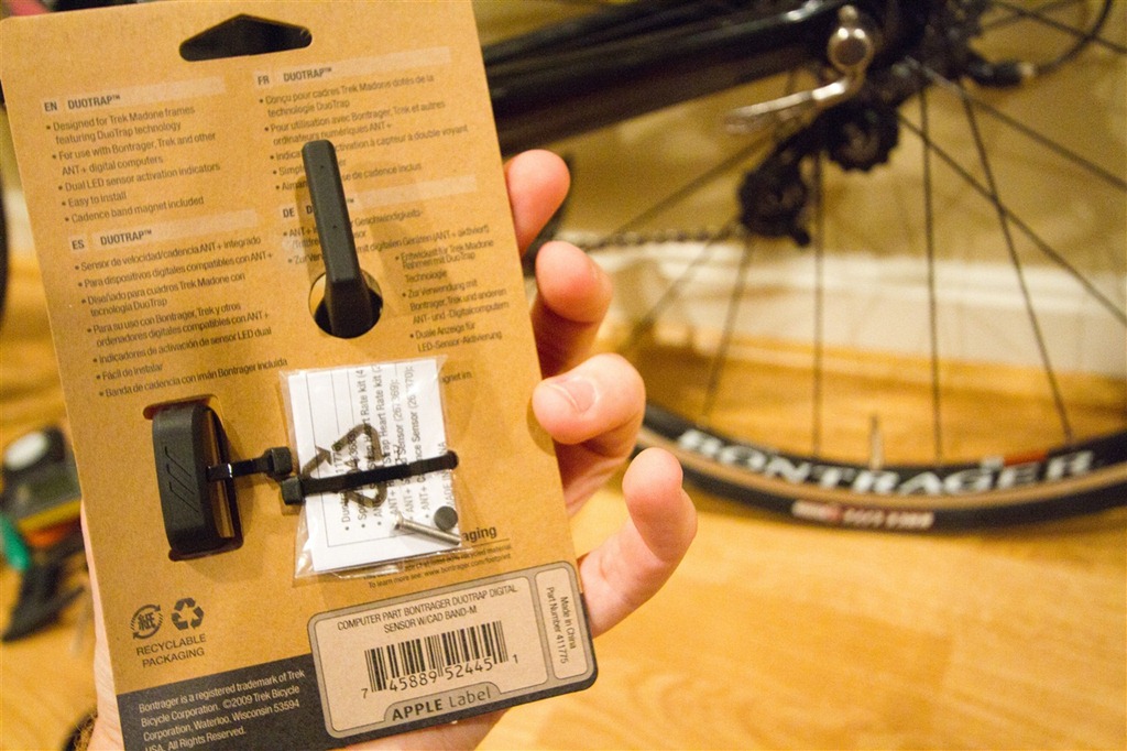 A look at the Trek/Bontrager frame integrated DuoTrap ANT+ Speed
