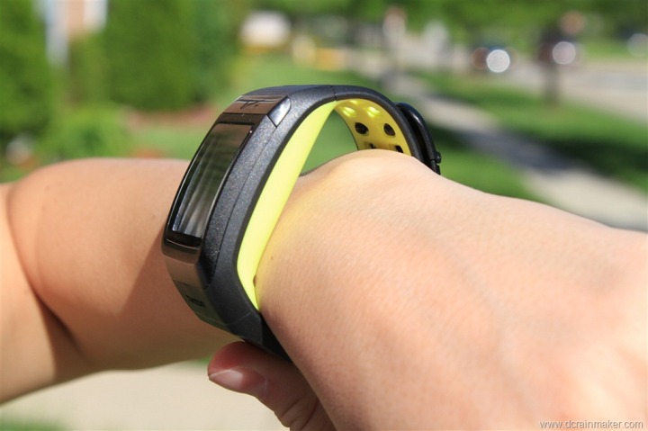 Nike+ GPS Sportwatch on Small Female Wrist Nike+ GPS Sportwatch on Small Female Wrist