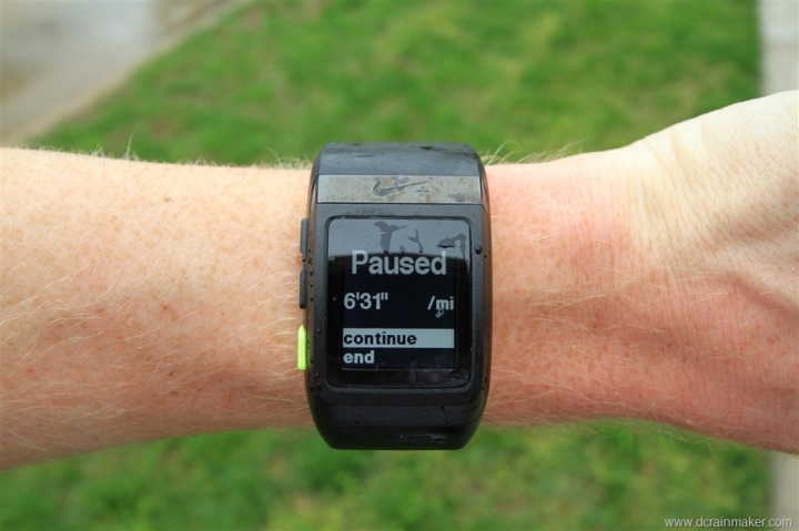 Nike+ GPS Sportwatch Paused Nike+ GPS Sportwatch Paused