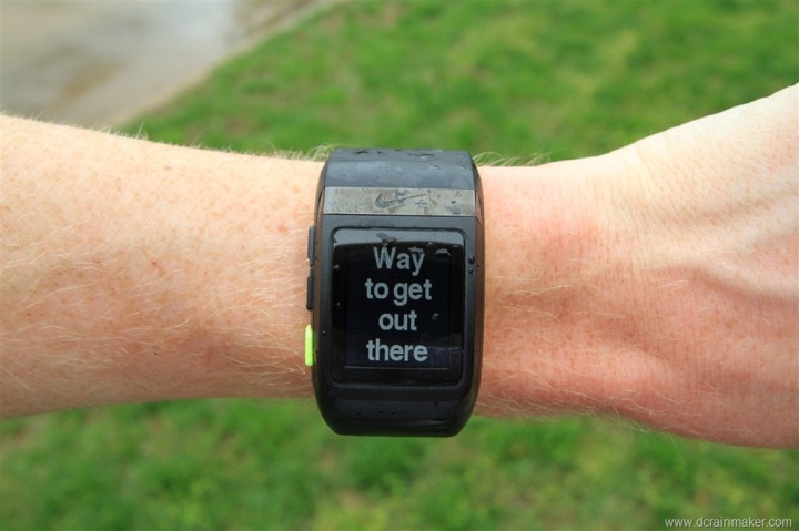 Nike+ GPS Sportwatch Encouragement Notes Nike+ GPS Sportwatch Encouragement Notes