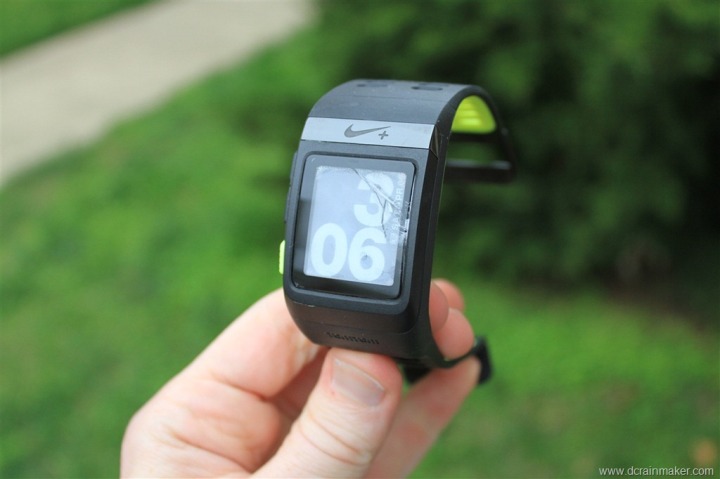 Nike+ GPS Sportwatch Cracked Screen Nike+ GPS Sportwatch Cracked Screen
