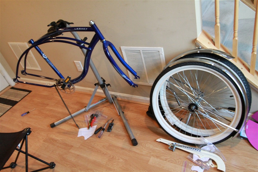 Converting A 99 Target Schwinn Beach Cruiser Into My Wedding Bike Because There Existed A High Possibility I D Have No Idea How To Put It Back Together Again Went Ahead And Marked Each Every In