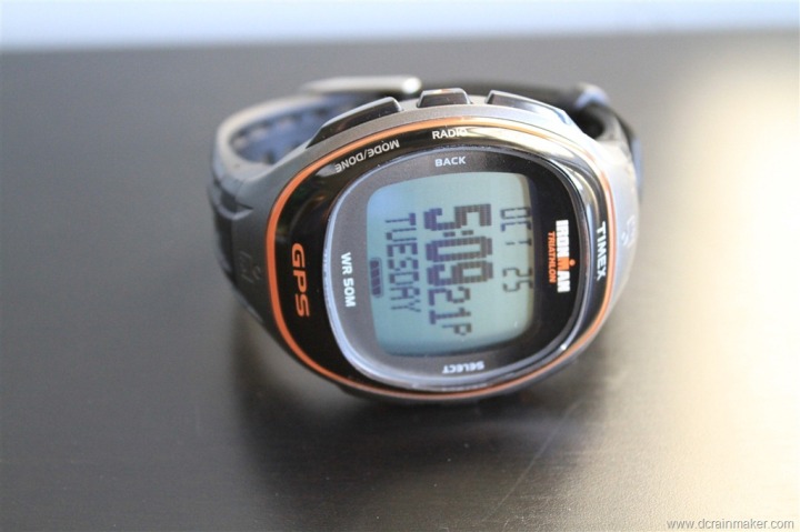 timex watch running slow