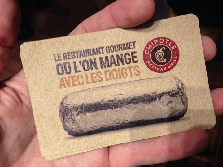 Paris Blog A look at the one and the only Parisian Chipotle DC Rainmaker