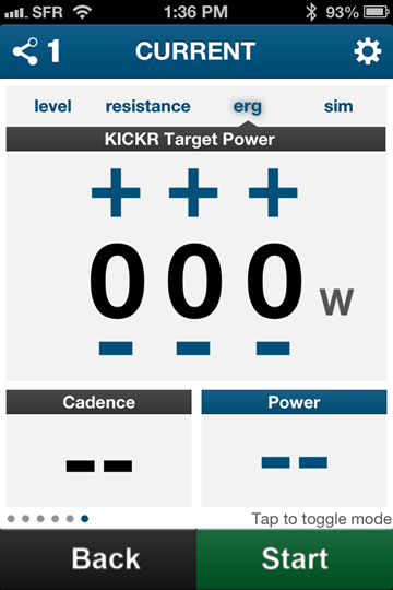 wahoo fitness kickr trainer in depth review dc rainmaker as you re riding the unit will show you the target power what it s putting out above and then the actual recorded power below