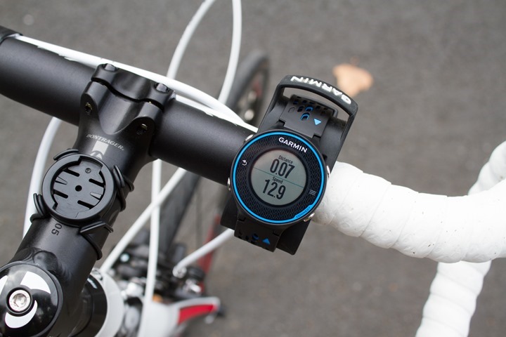 Garmin FR620 while cycling Garmin FR620 while cycling