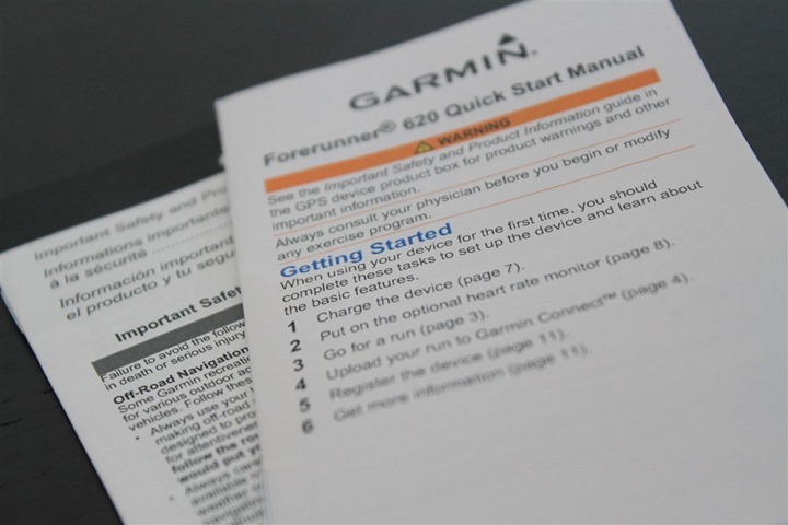 Garmin FR620 Instructions Garmin FR620 Instructions