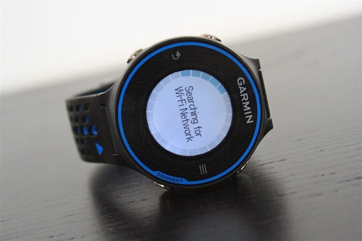 Garmin FR620 Searching for WiFi Garmin FR620 Searching for WiFi