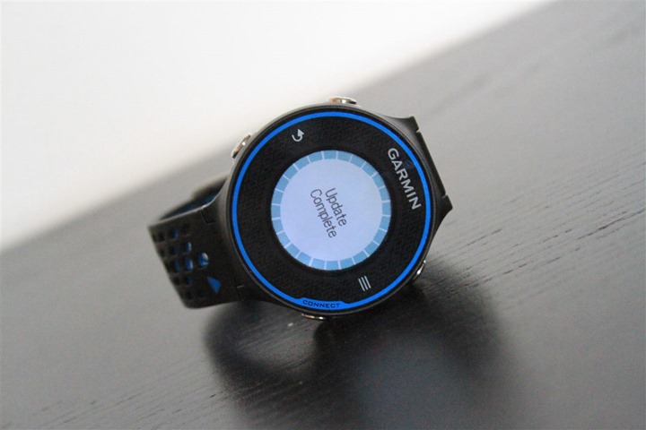 Garmin FR620 Firmware Updating Installed Garmin FR620 Firmware Updating Installed
