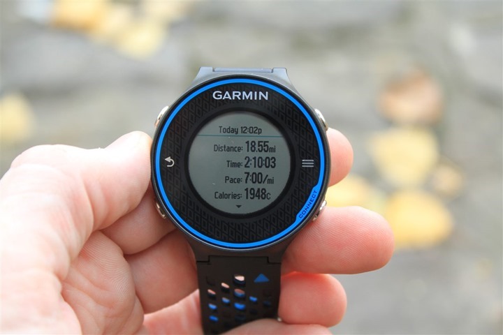 Garmin FR620 Run Summary Garmin FR620 Run Summary