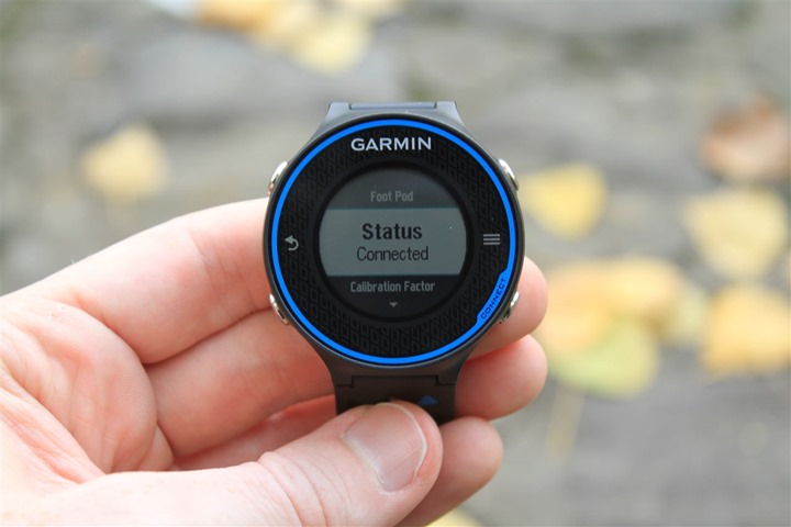 Garmin Footpod enablement with FR620 Garmin Footpod enablement with FR620