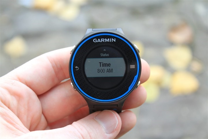 Garmin FR620 Time Alerts Garmin FR620 Time Alerts