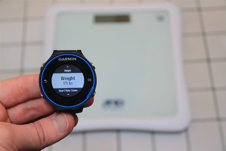 Garmin FR620 ANT+ Weight Scales Garmin FR620 ANT+ Weight Scales