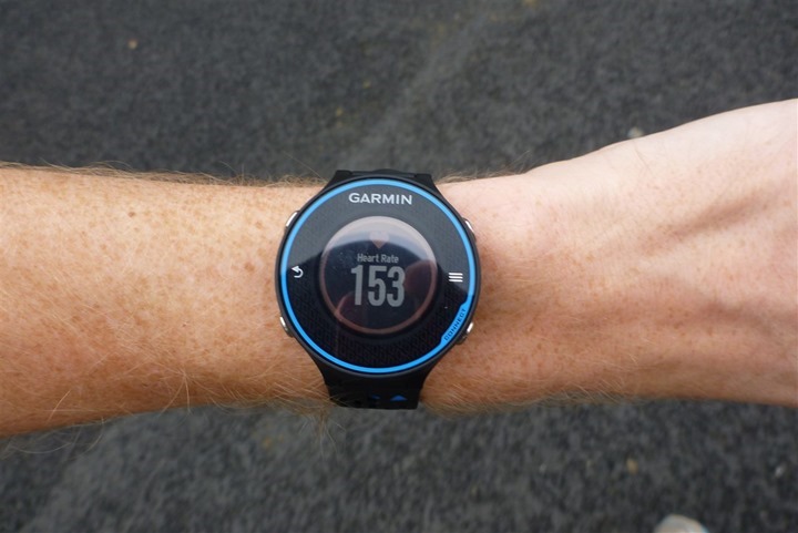 Garmin Connect Workout Screens on FR620 Garmin Connect Workout Screens on FR620