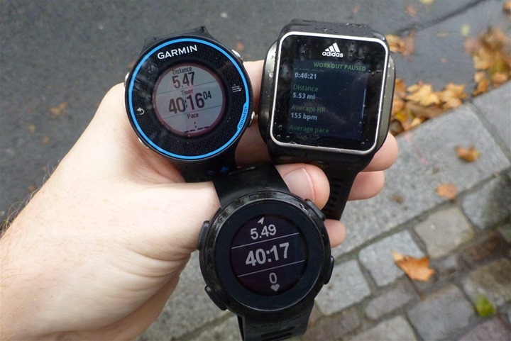 Garmin FR620 Accuracy Comparison Garmin FR620 Accuracy Comparison