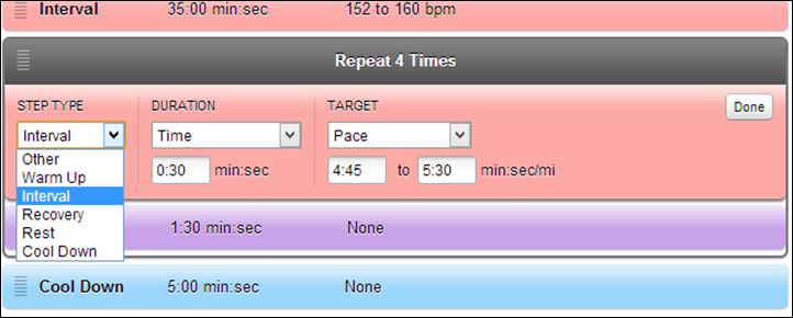 Garmin Connect Workout Creator Garmin Connect Workout Creator