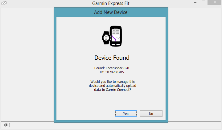 Garmin FIT Express with Garmin FR620 Garmin FIT Express with Garmin FR620