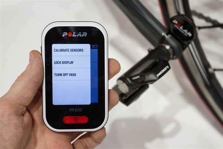 polar bike computer v650