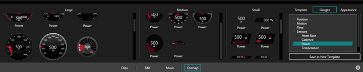 garmin virb edit gauges not displaying values