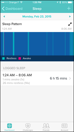 vivoactive hr sleep tracking
