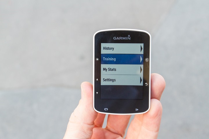 garmin edge 520 stuck on startup screen