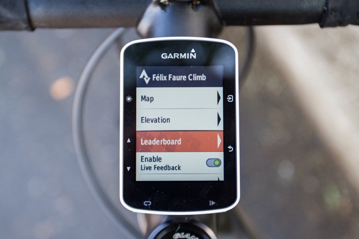 strava garmin edge 530