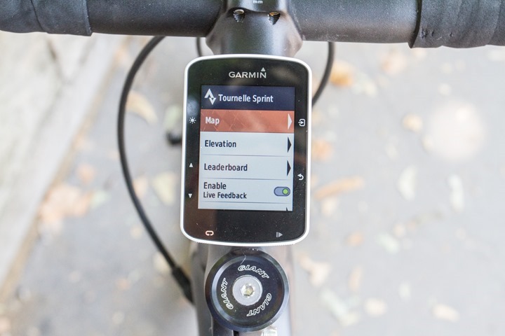 garmin watch strava live segments