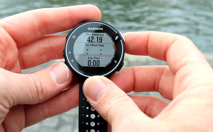 garmin forerunner 35 change watch face
