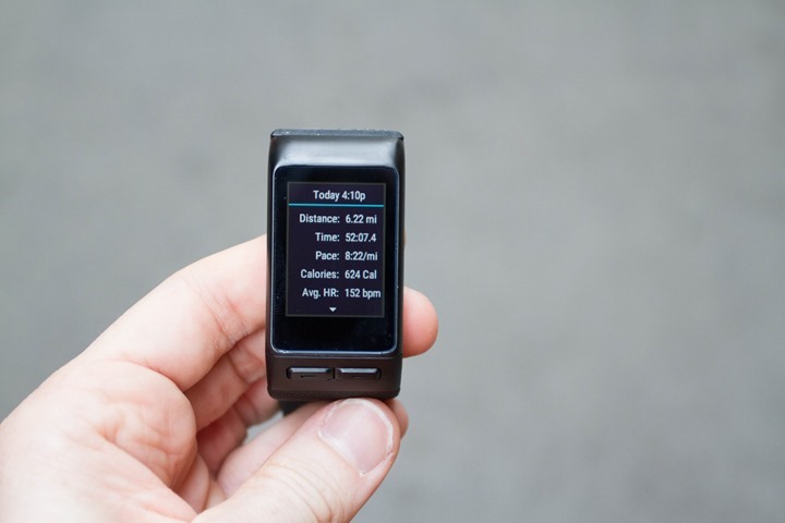 hrm run vivoactive 3